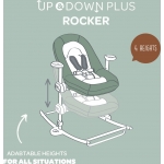 Beaba Up & Down PLUS 可折疊調節搖搖椅 (干邑/四段高度/五點安全帶)